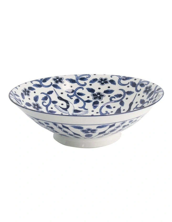 Maizuru Ramen Bowl 25x7cm in Blue image 3