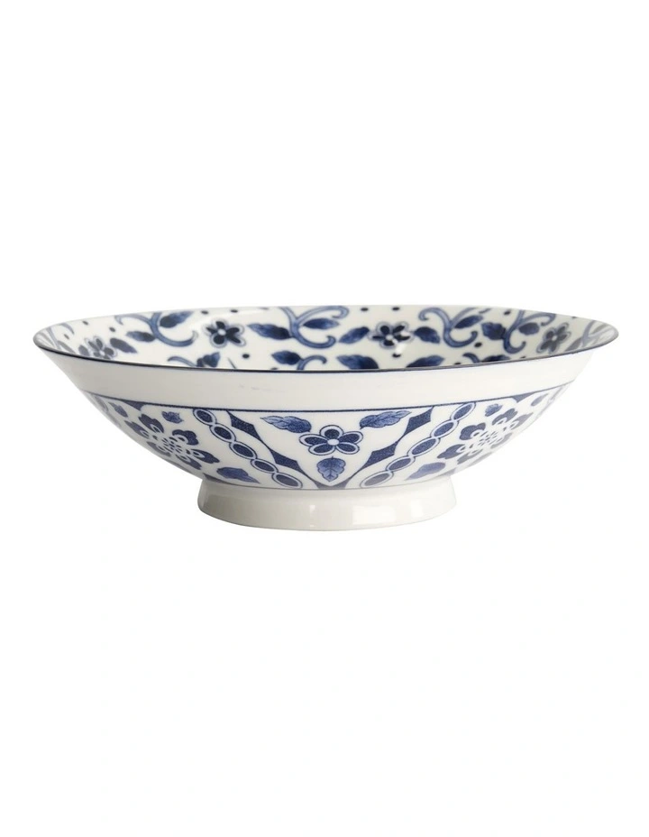 Maizuru Ramen Bowl 25x7cm in Blue image 5