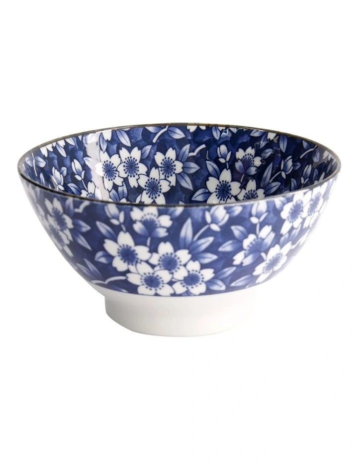 Sakura Ramen Bowl 18x9cm in Blue image 1