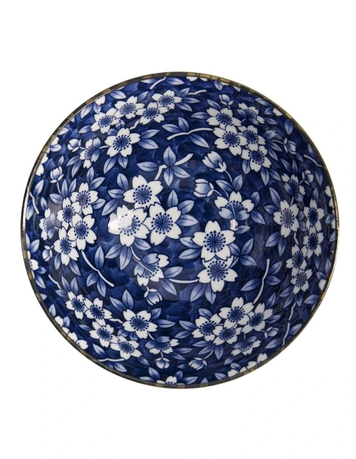 Sakura Ramen Bowl 18x9cm in Blue image 4