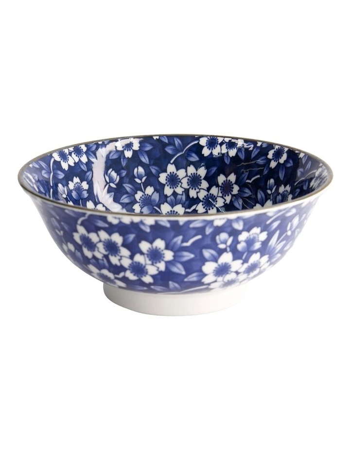 Sakura Ramen Bowl 21x8.5cm in Blue image 1