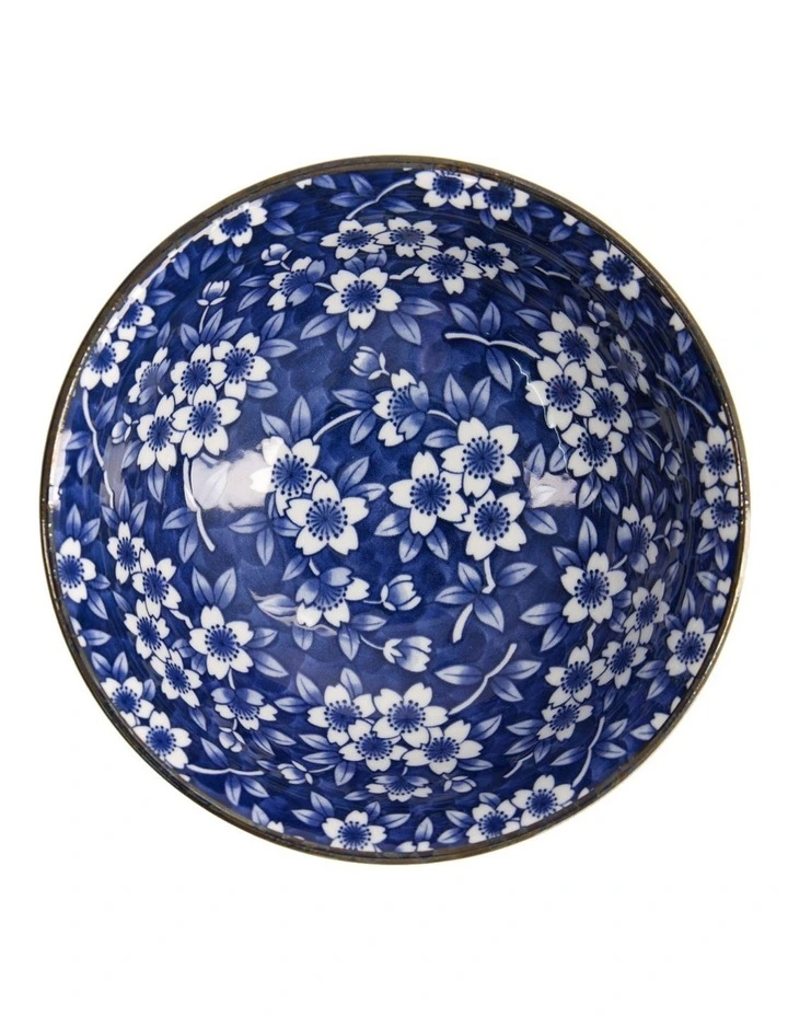 Sakura Ramen Bowl 21x8.5cm in Blue image 2