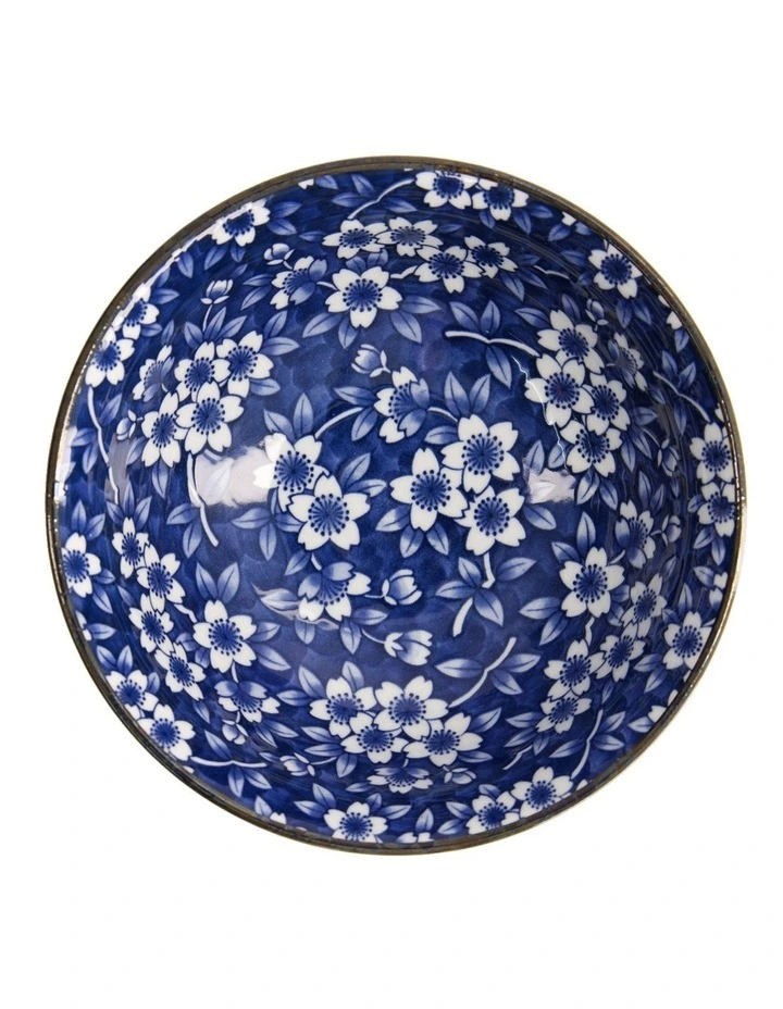 Sakura Ramen Bowl 21x8.5cm in Blue image 4