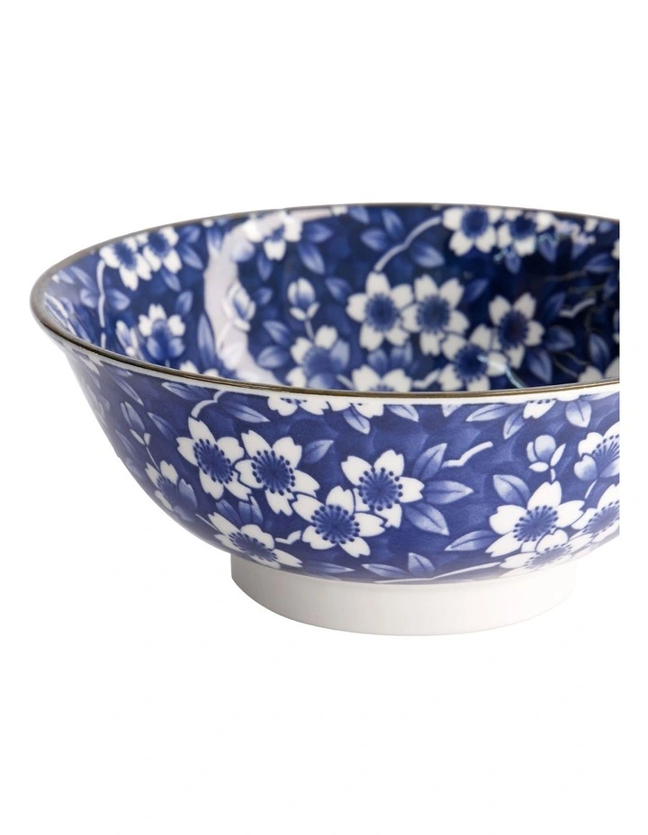 Sakura Ramen Bowl 21x8.5cm in Blue image 6