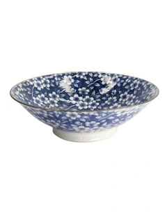 Sakura Ramen Bowl 25x7cm in Blue