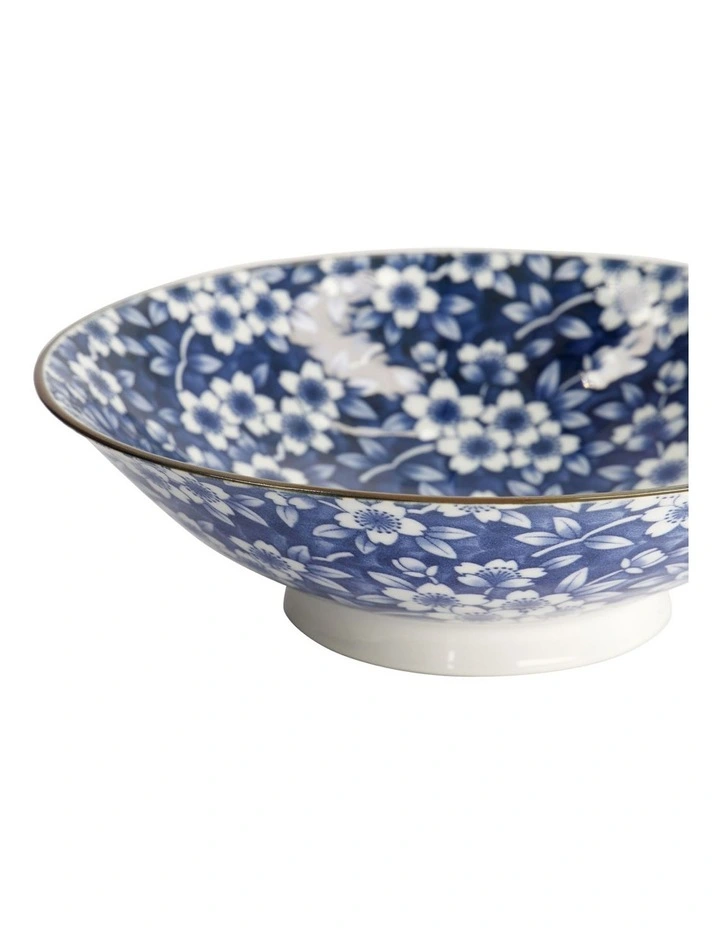 Sakura Ramen Bowl 25x7cm in Blue image 6
