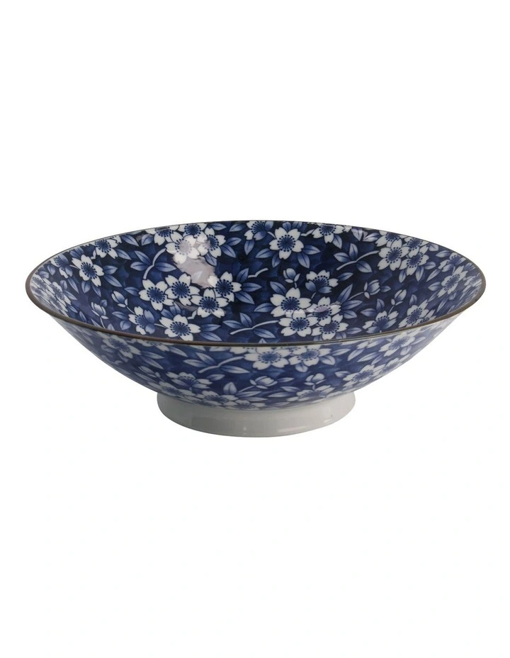 Sakura Ramen Bowl 25x7cm in Blue image 7