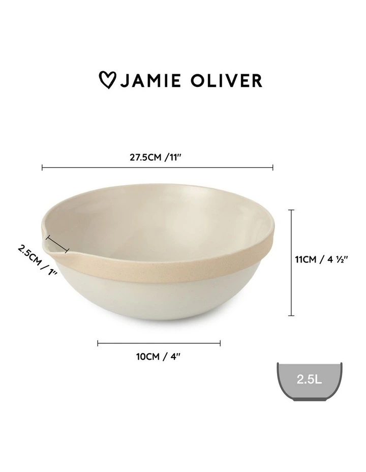 Big Love Mega Mixing Bowl 27cm in White image 6