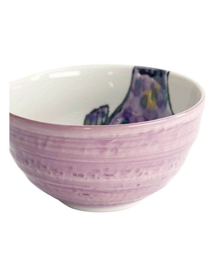 Seafood Fugu Bowl 13x7cm in Purple image 3