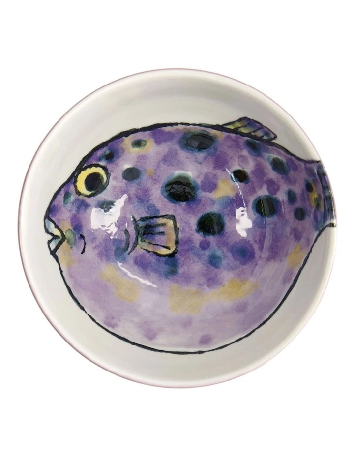Seafood Fugu Bowl 13x7cm in Purple image 4