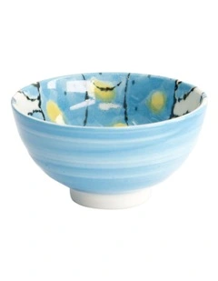 Seafood Crab Rice Bowl 11x6cm in Light Blue