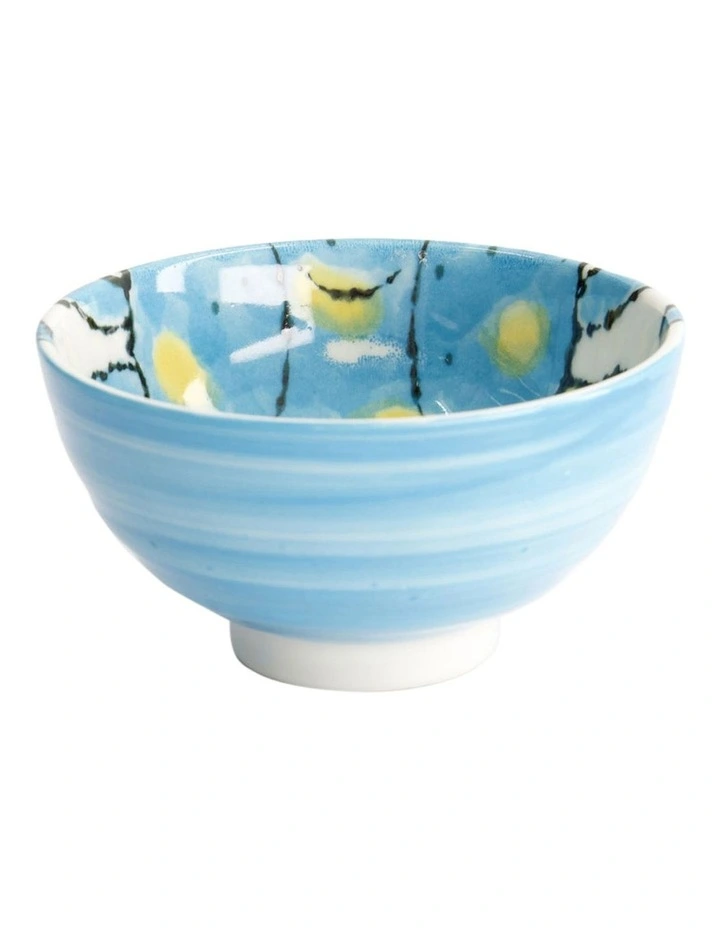 Seafood Crab Rice Bowl 11x6cm in Light Blue image 1