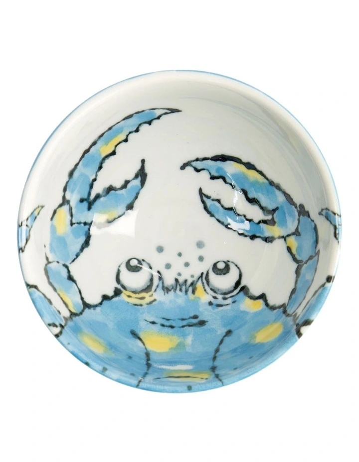 Seafood Crab Rice Bowl 11x6cm in Light Blue image 4