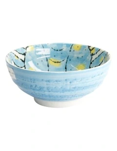 Seafood Crab Ramen Bowl 18.5x8cm in Light Blue