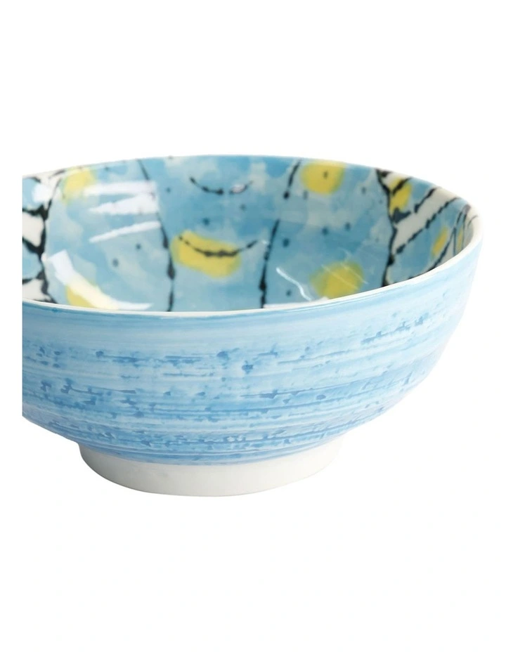 Seafood Crab Ramen Bowl 18.5x8cm in Light Blue image 3