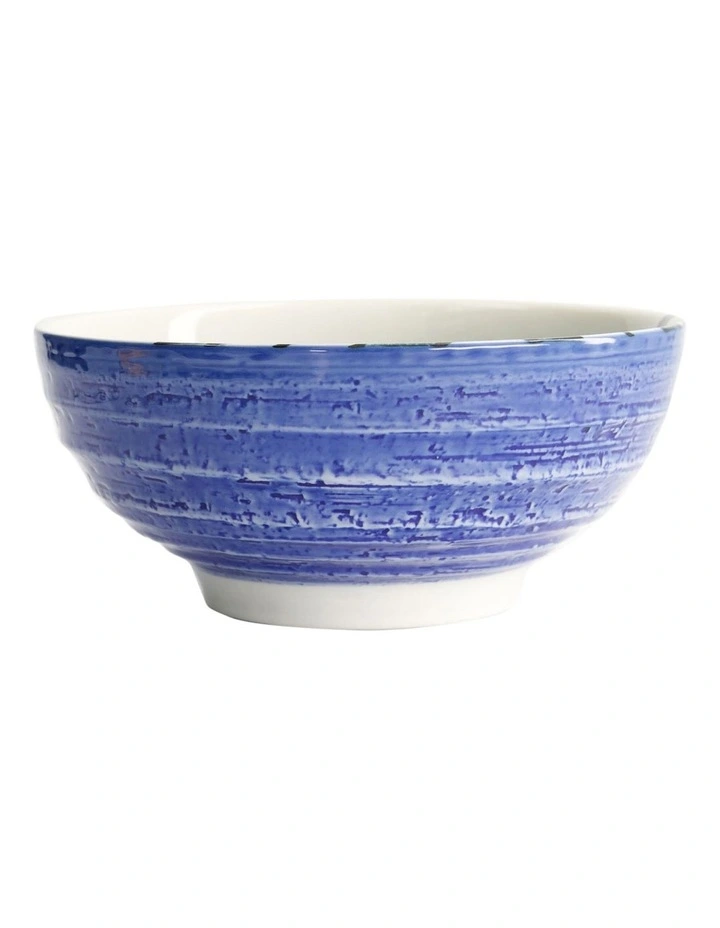 Seafood Snapper Ramen Bowl 18.5x8cm in Blue image 2