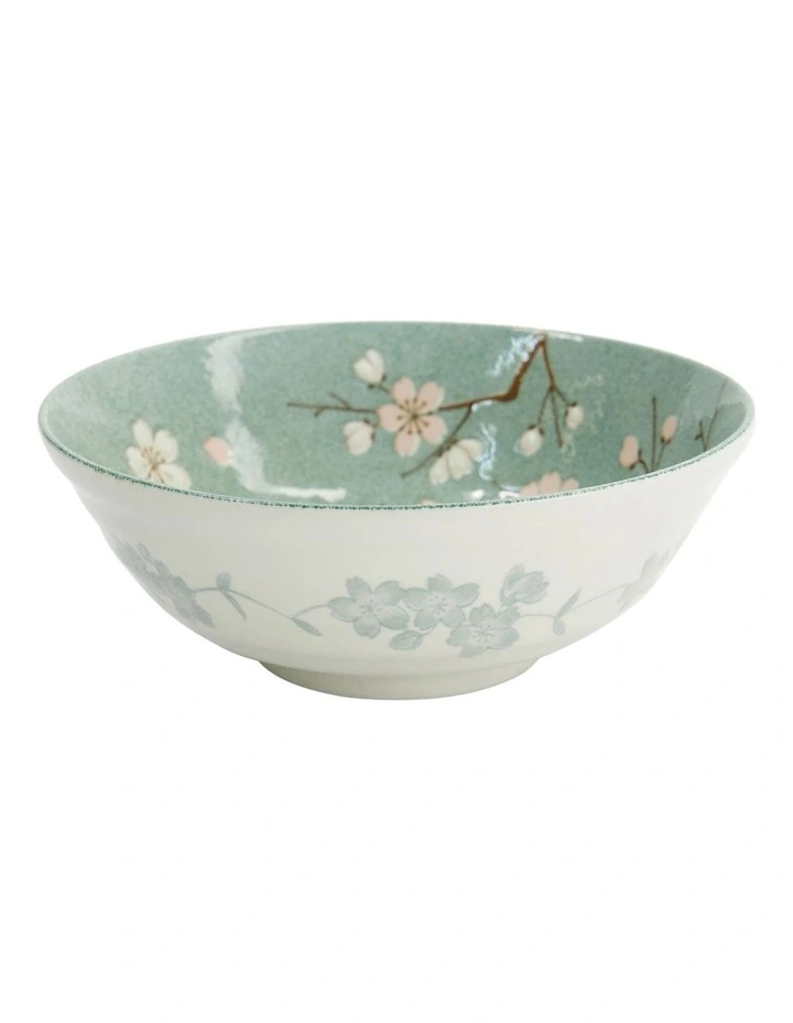 Fujisakura Ramen Bowl 21x7.5cm in Green image 1