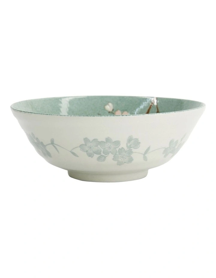 Fujisakura Ramen Bowl 21x7.5cm in Green image 2