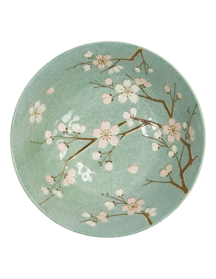 Fujisakura Ramen Bowl 21x7.5cm in Green image 4