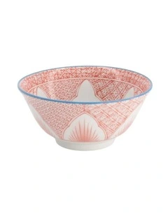 Lily Flower Tayo Bowl 14x6cm in Red