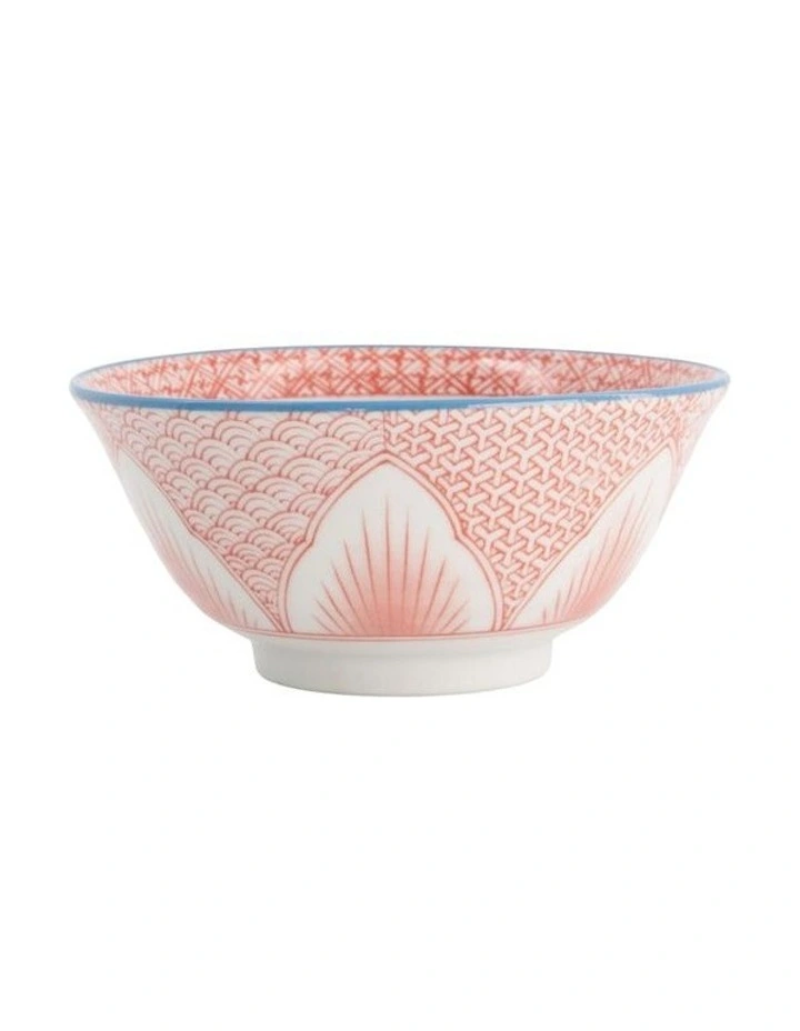 Lily Flower Tayo Bowl 14x6cm in Red image 2