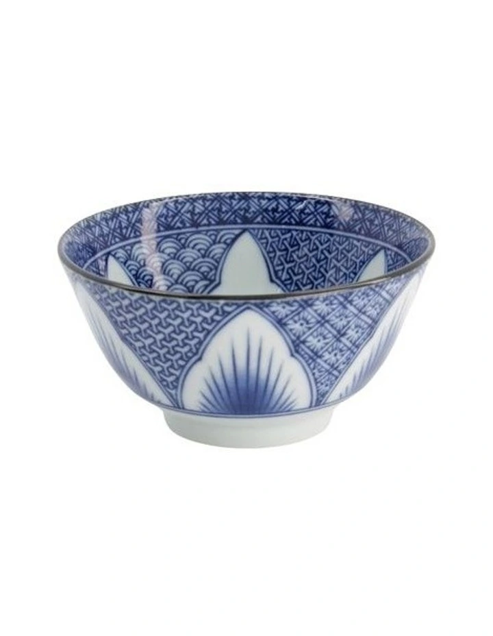 Lily Flower Tayo Small Bowl 13.5x8cm in Blue image 1