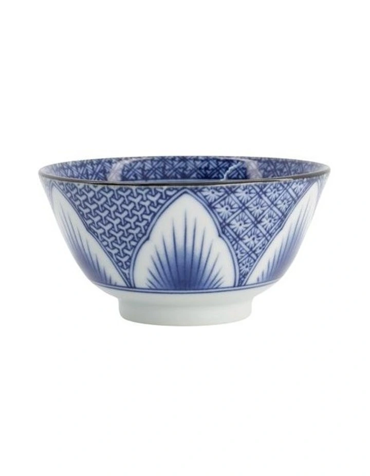 Lily Flower Tayo Small Bowl 13.5x8cm in Blue image 2