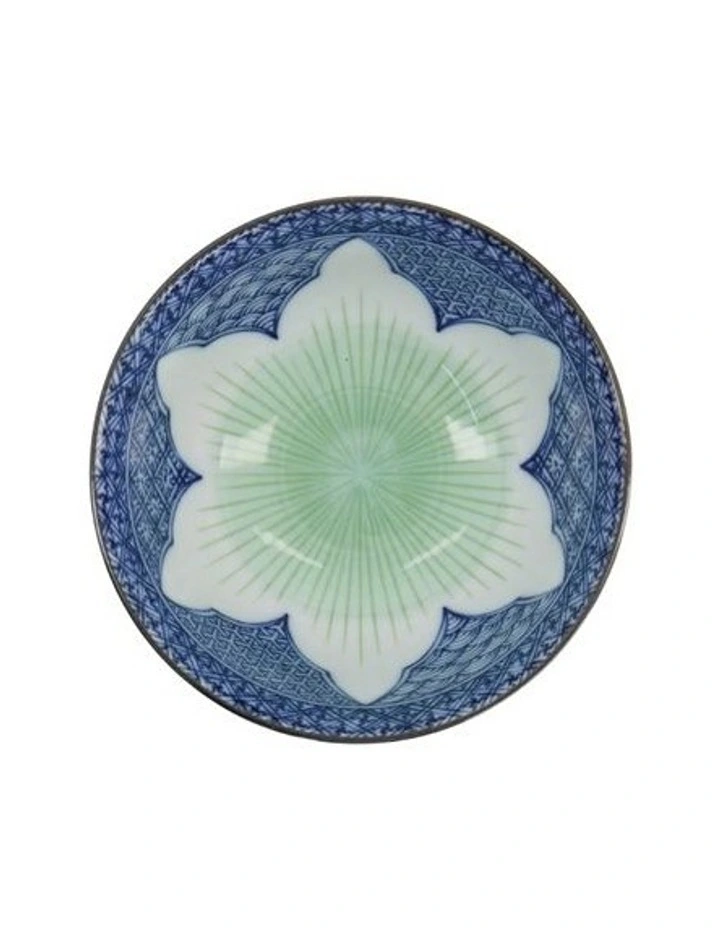 Lily Flower Tayo Small Bowl 13.5x8cm in Blue image 3