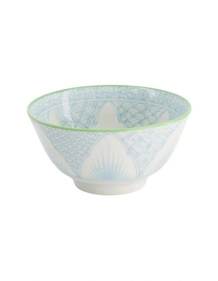 Lily Flower Tayo Small Bowl 13.5x8cm in Light Blue image 1