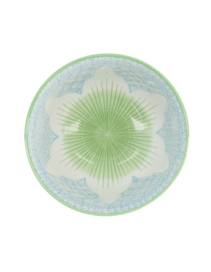 Lily Flower Tayo Small Bowl 13.5x8cm in Light Blue image 3