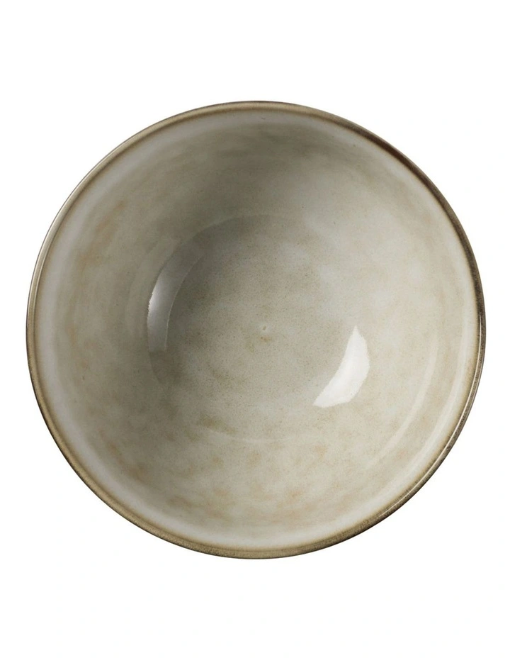 Leros Coupe Bowl 16x8cm in Mocha image 3