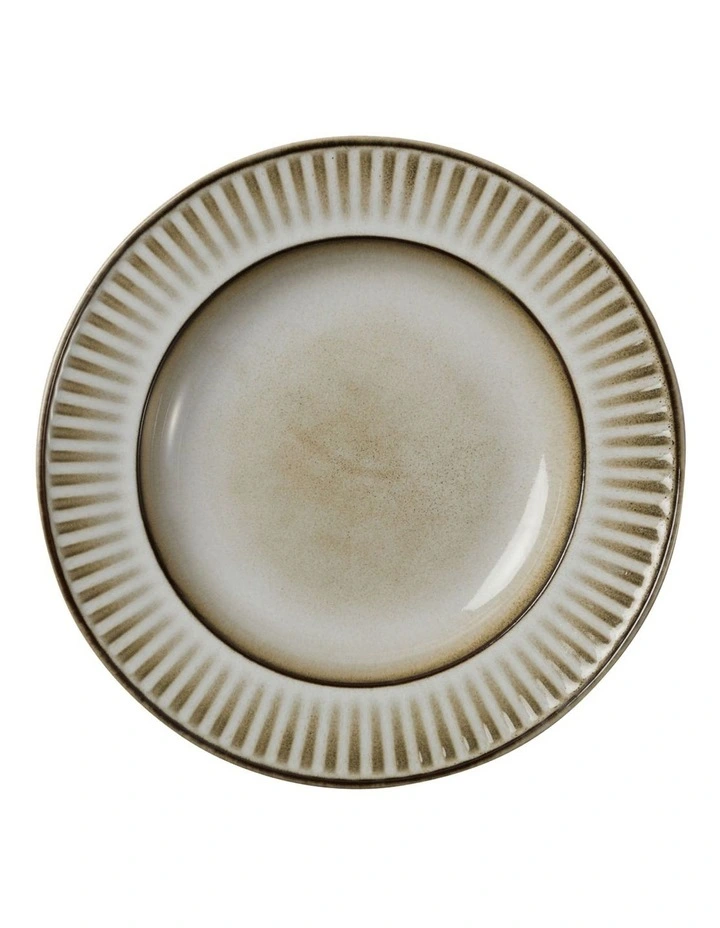 Leros Rim Soup Bowl 23x3.5cm in Mocha image 1