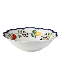 Frutta Scallop Coupe Bowl 20x5.5cm in Multi
