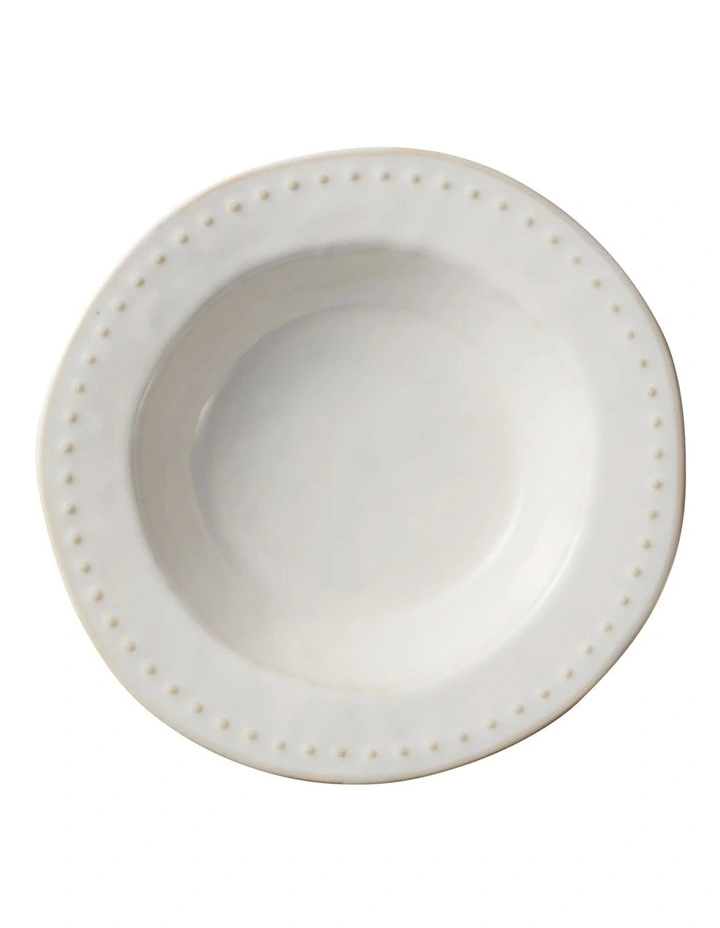 Punto Coupe Pasta Bowl 23x5cm in Ecru image 1