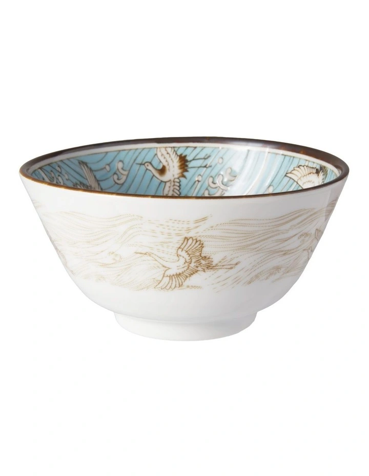 Crane Bowl 12x6.4cm Light Blue image 1