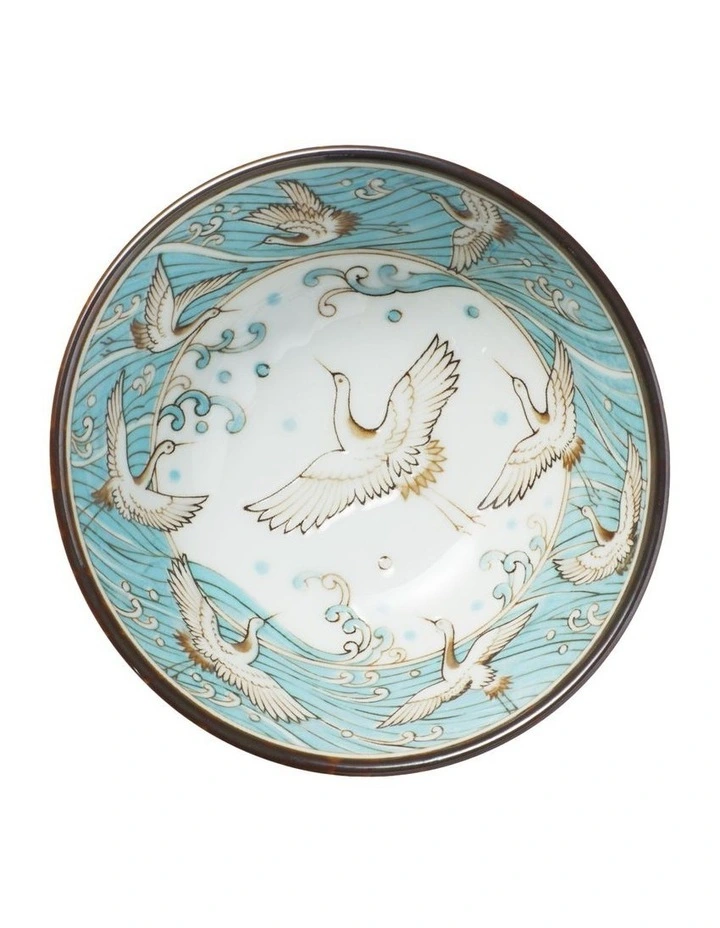 Crane Bowl 12x6.4cm Light Blue image 3