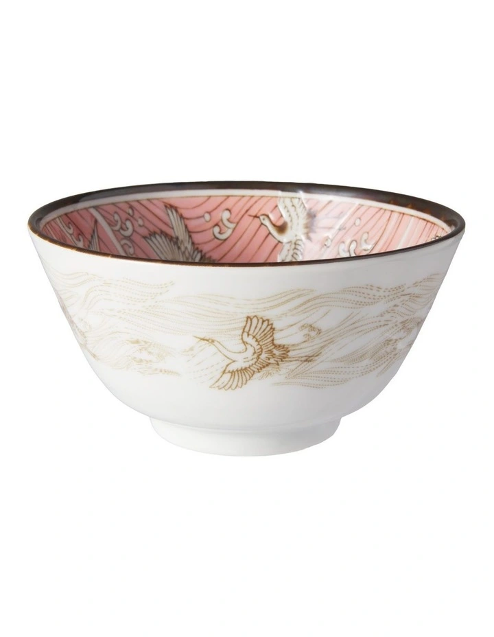Crane Bowl 12x6.4cm Pink image 1
