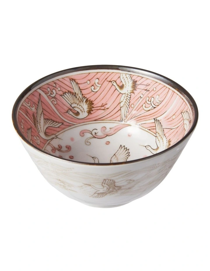 Crane Bowl 12x6.4cm Pink image 2