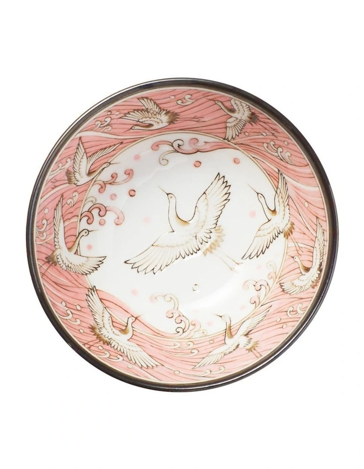 Crane Bowl 12x6.4cm Pink image 3