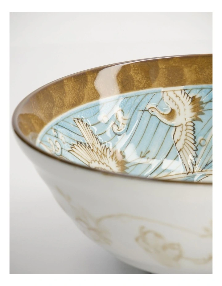 Crane Ramen Bowl 21x7.8cm Light Blue image 2