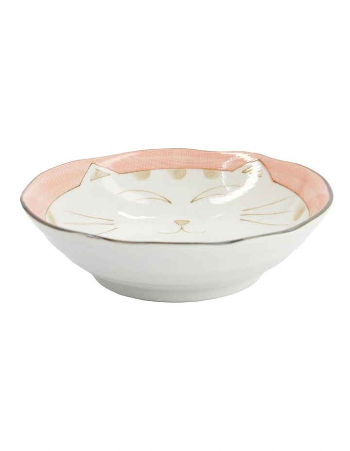 Kawaii Neko Cat Bowl 16.5x5cm Pink image 1