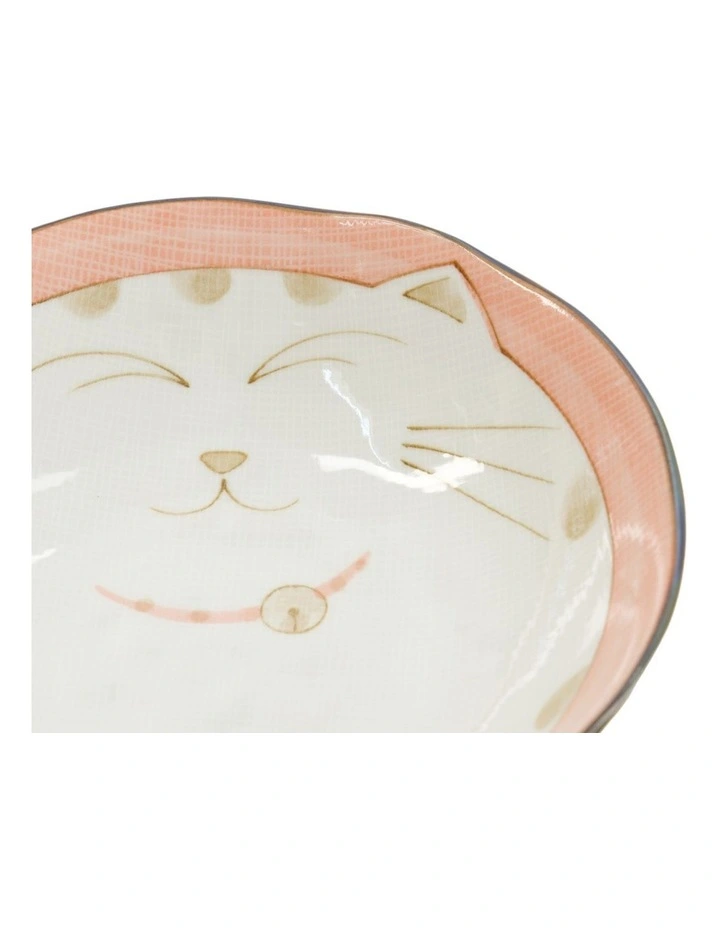 Kawaii Neko Cat Bowl 16.5x5cm Pink image 3