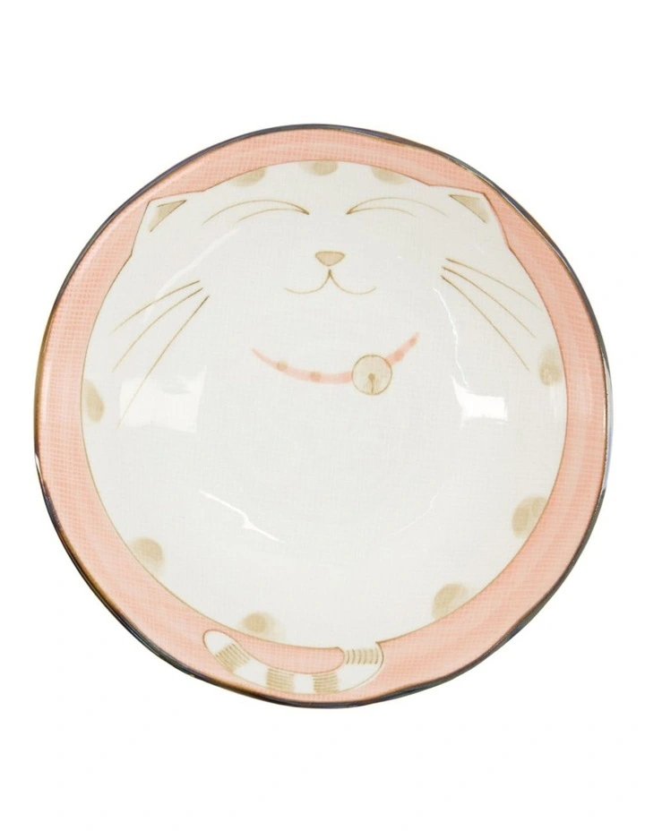 Kawaii Neko Cat Bowl 16.5x5cm Pink image 4