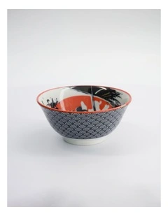 Asakusa Bowl 14.8x7cm Samurai