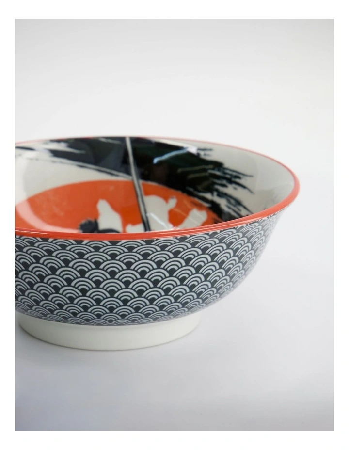 Asakusa Bowl 20.5x8cm Samurai image 3