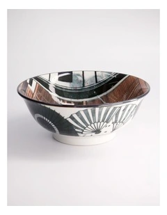 Asakusa Bowl 20.5x8cm Geisha