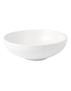 White Basics Diamonds Coupe Bowl 18.5cm in White