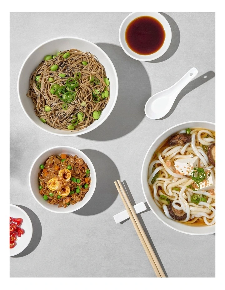 White Basics Noodle Bowl 18cm in White image 2