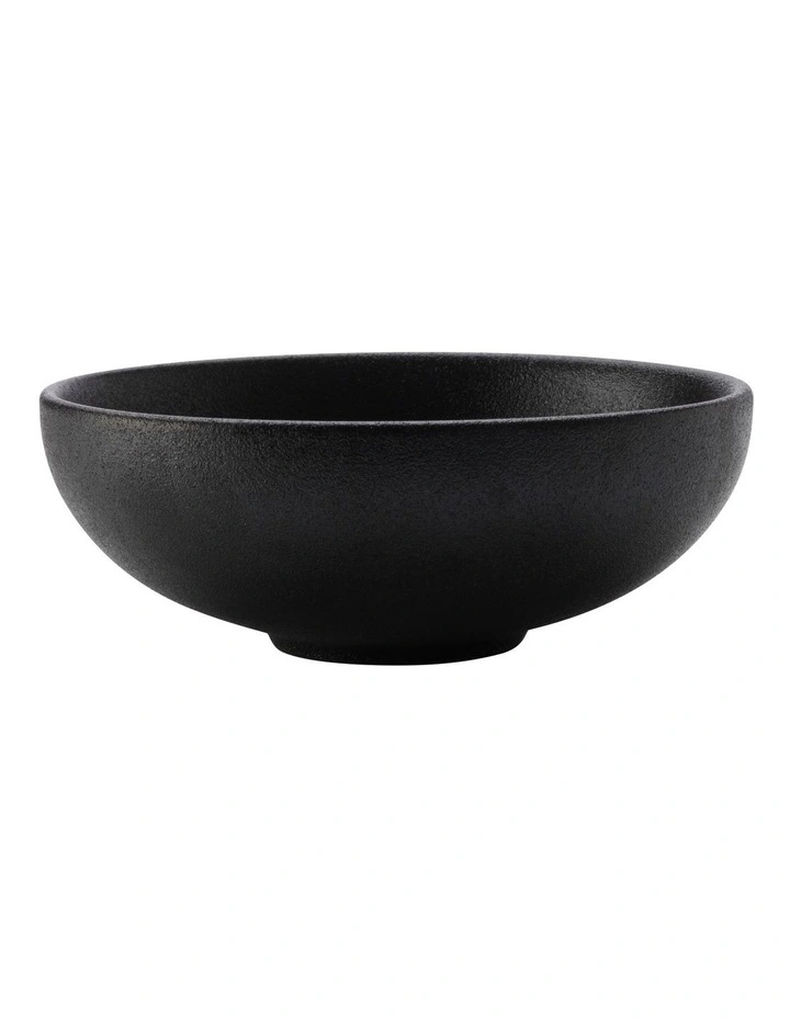 Caviar Coupe Bowl 11x4cm in Black image 1