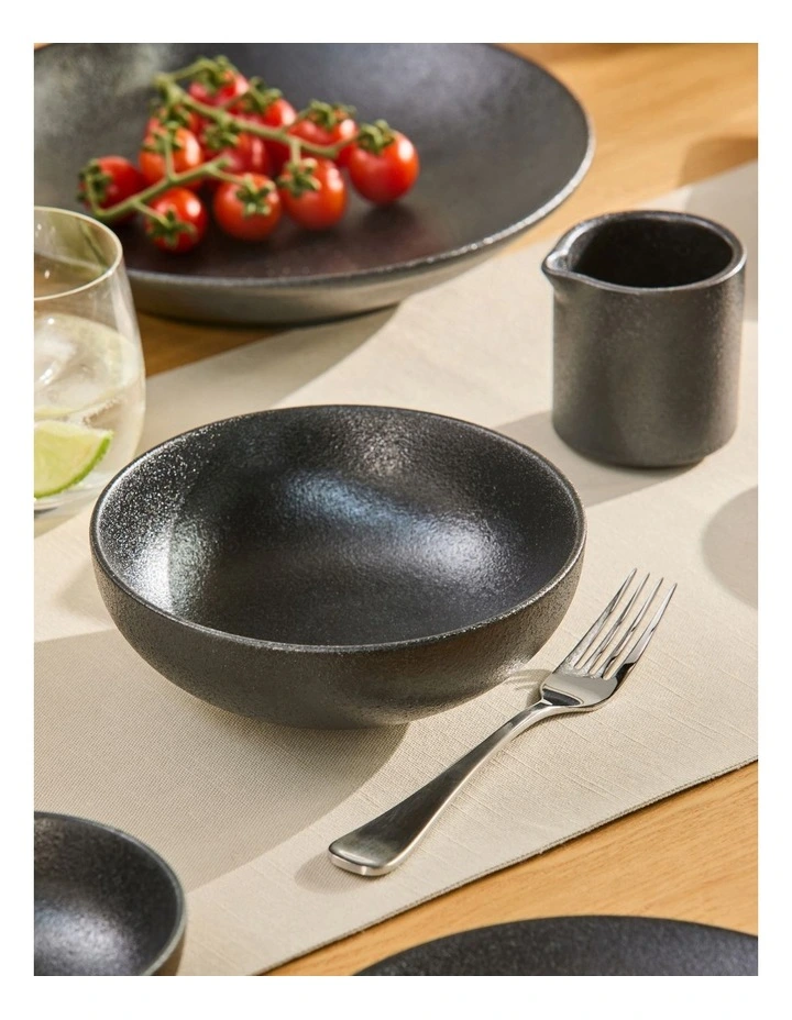 Caviar Coupe Bowl 19cm in Black image 2